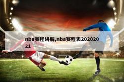nba赛程讲解,nba赛程表20202021